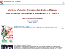 Tablet Screenshot of mesto-zruc.cz